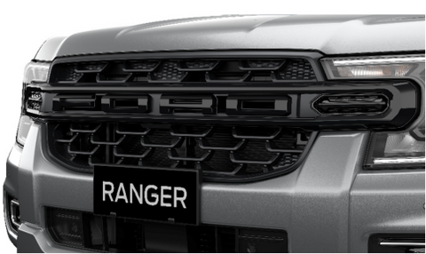 NEXT GEN RAPTOR STYLE GRILLE RANGER & EVEREST - BLACK FORD  (No CAM)