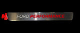 Ford Performance logo on a metallic background