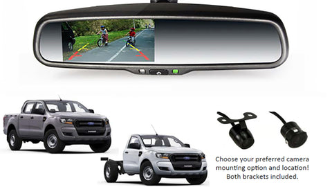 Ford Ranger PX3 Reverse Camera - Go Tech - with Sensor Type Bracket