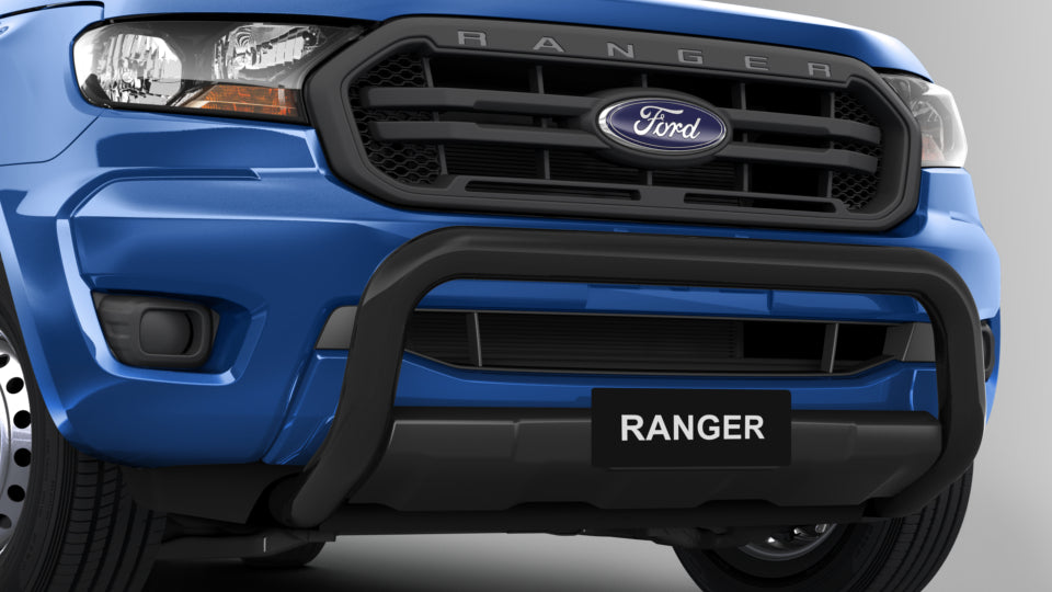 Ford Ranger PX3 Nudge Bar Black Powder Coated - less park sensors ...