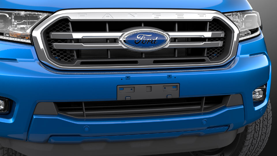 Ford Ranger Rear Number Plate Ford Ranger PX3 Slimline Number Plate Holder - Front – Jarvis Parts