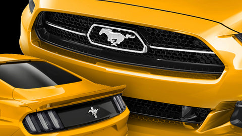 Applique Kit Mustang FM - Front & Rear - Yellow