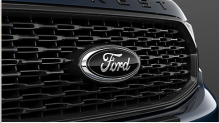 Ford Everest UA2 Black FORD Grille Badge - Front