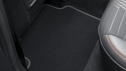 Ford Puma MY22 Mats Carpet - Rear Premium Grey Stitch