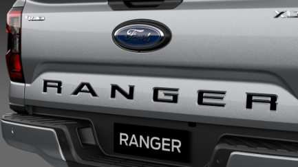 Ford Ranger NEXT GEN Decals Tailgate Lettering Black