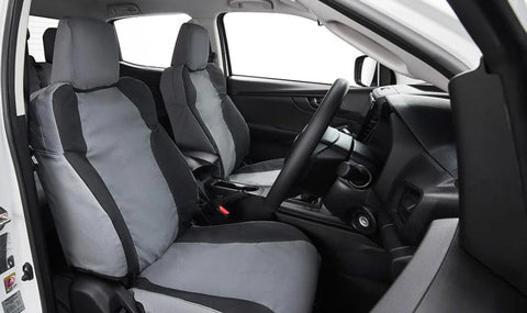 ISUZU D-MAX MY21 - HEAVY DUTY FRONT CANVAS SEAT COVERS (SX SPACE & CREW CAB)