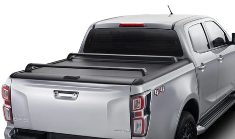 ISUZU D-MAX MY21 - CARGO CARRIERS FOR MANUAL ROLLER TONNEAU COVER (SILVER)