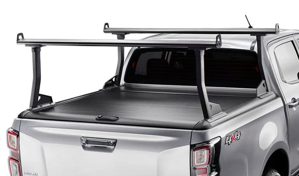 ISUZU D-MAX MY21 - SATIN BLACK LADDER RACK KIT FOR TONNEAU COVER ...
